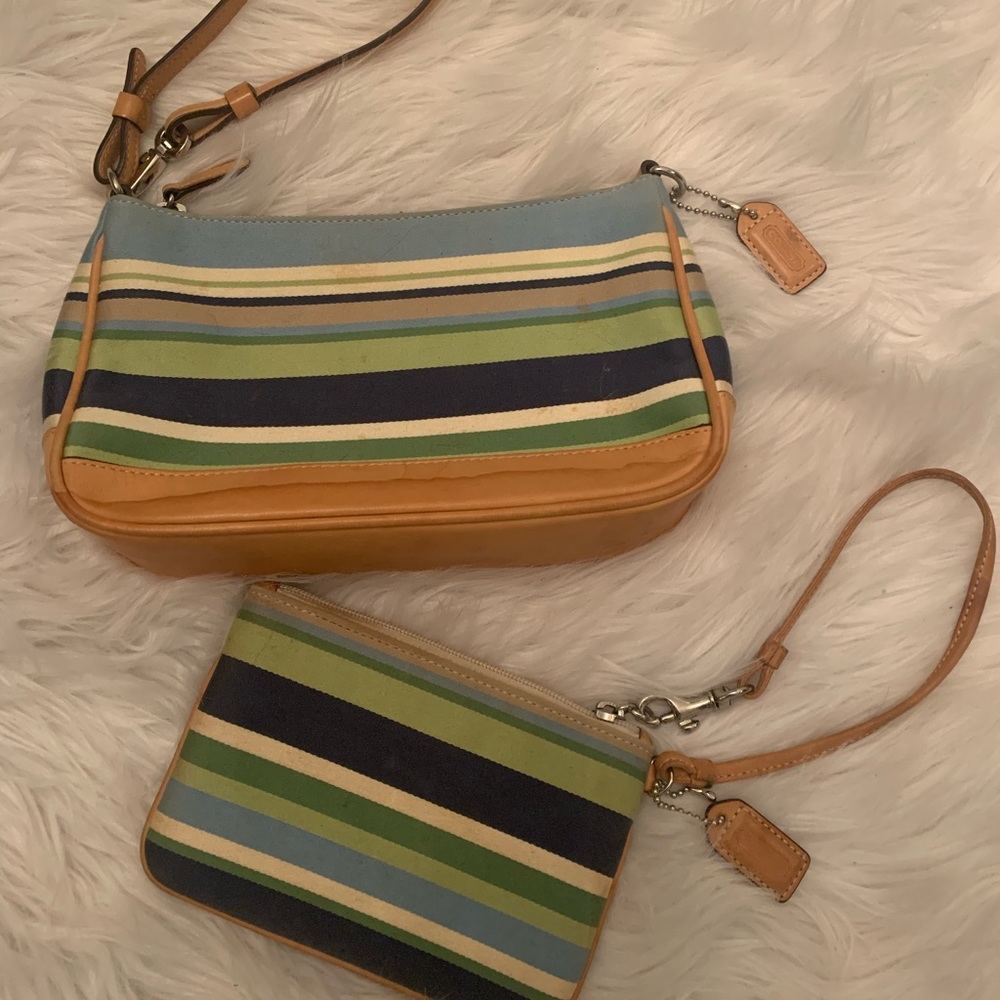 Coach purse & wristlet